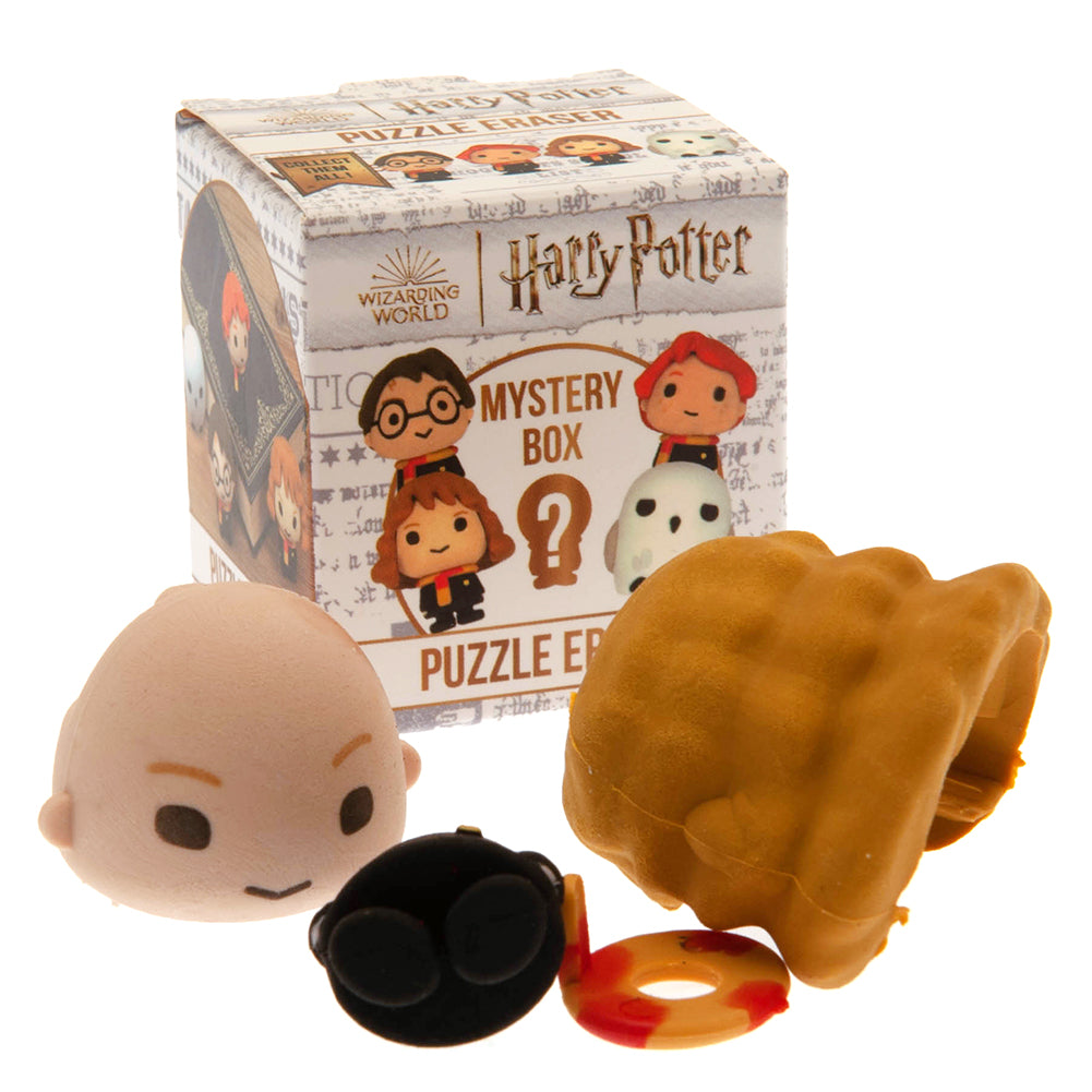 Mystery Box of 3D Puzzle Erasers Featuring Harry Potter Characters