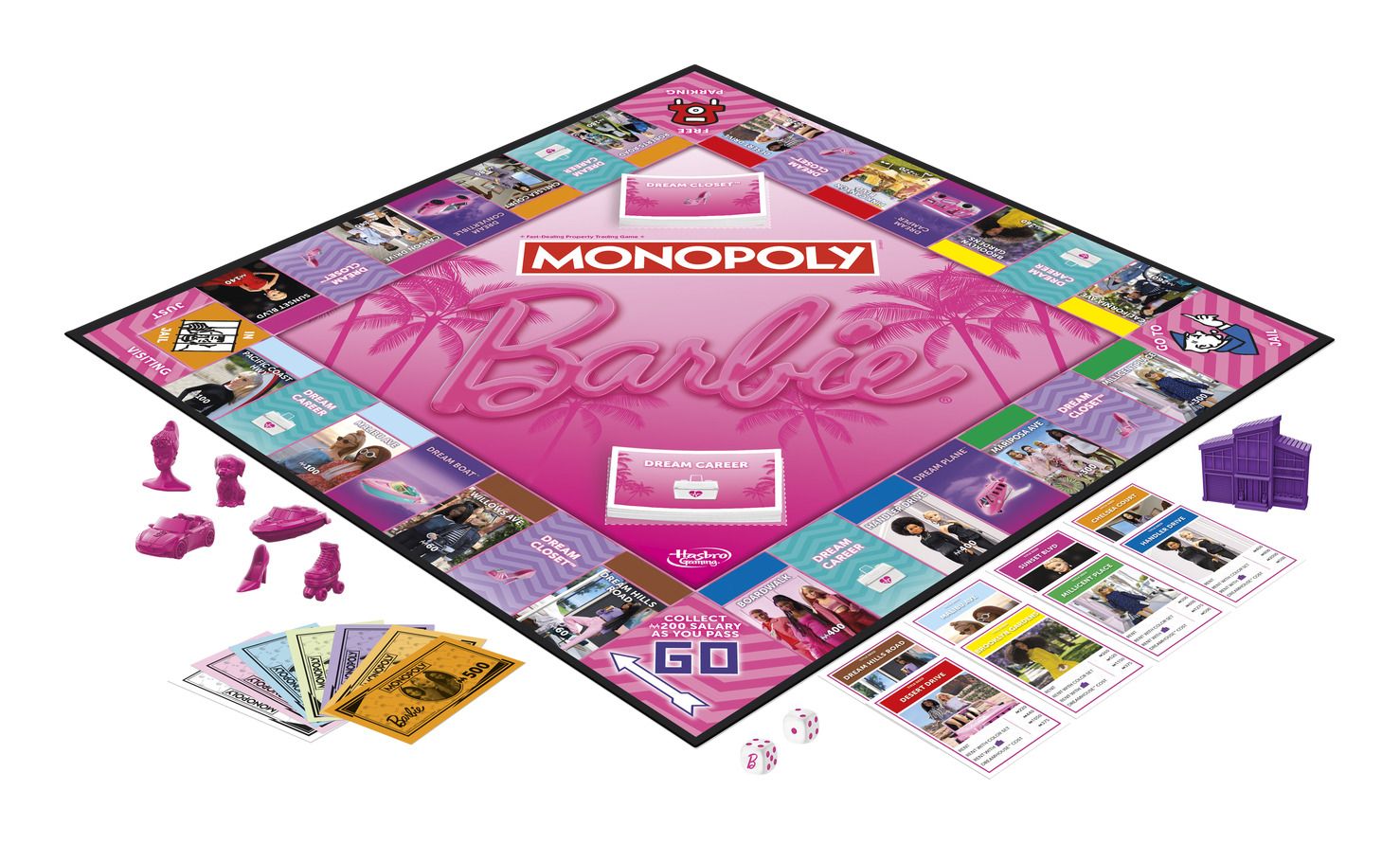 Barbie Themed Monopoly Board Game - An Exciting Family Entertainment