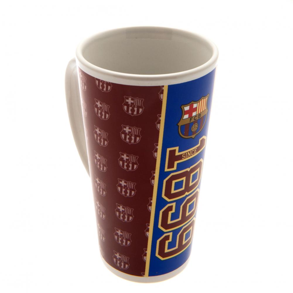 FC Barcelona Ceramic Latte Coffee Mug with Club Crest Since 1899