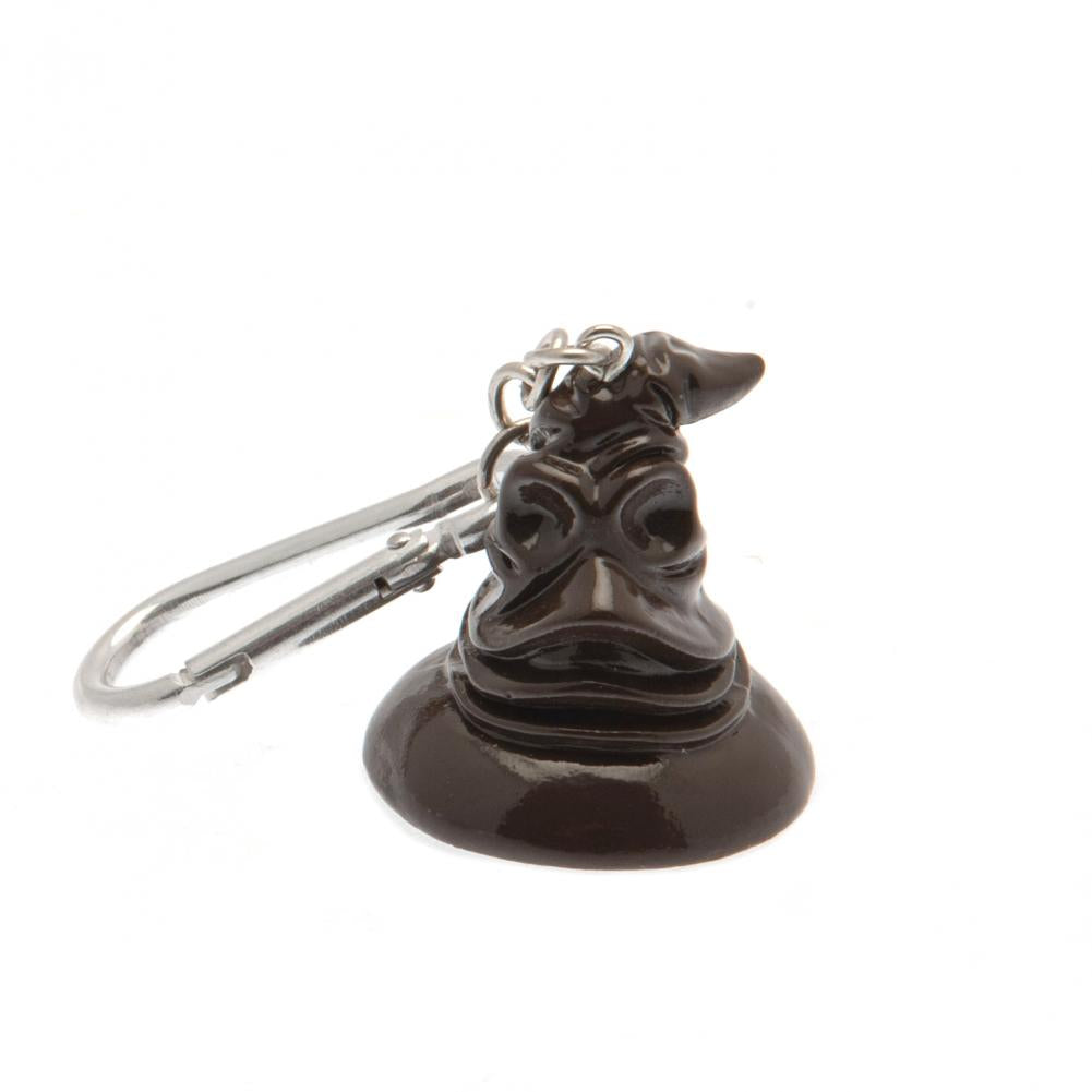 3D Polyresin Harry Potter Sorting Hat Keyring with Chain and Clip