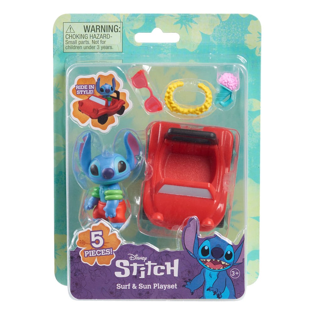 Disney Lilo & Stitch 5-Piece Surf and Sun Adventure Playset