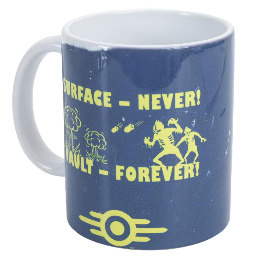 Fallout Themed Vault Boy Ceramic Coffee Mug for Everyday Use