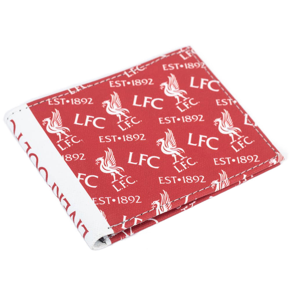 Vibrant Liverpool Multi - Icon Colored Canvas Bi - fold Wallet