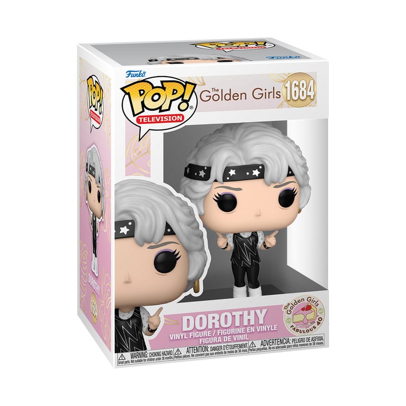 The Golden Girls Dorothy in Stylish Gym Outfit (Fabulous 40) Collectible Funko POP! Vinyl Television Figure