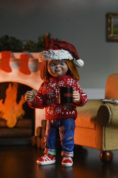 NECA Ultimate 7-Inch Chucky Action Figure (Holiday Edition) from TV Series