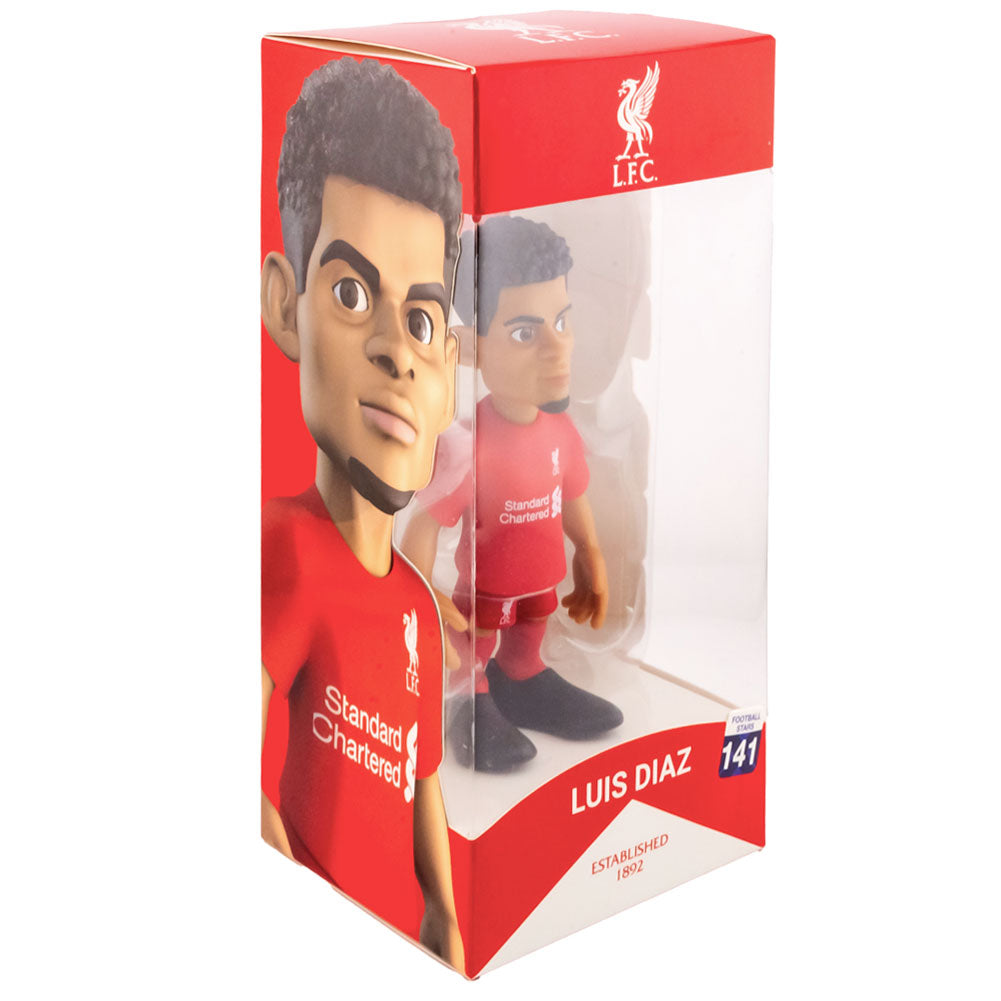 Liverpool FC Collectible MINIX Figure of Luis Diaz in No. 23 Kit