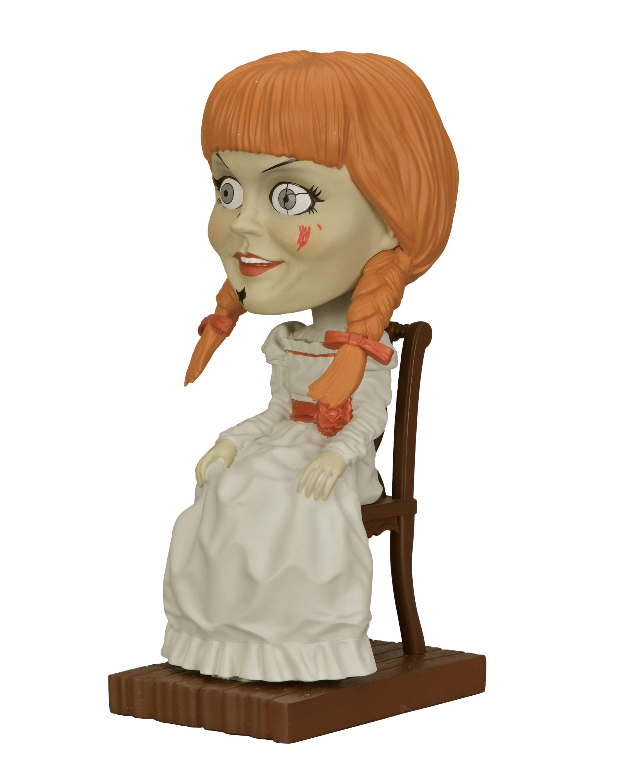 NECA Collectible The Conjuring Universe Annabelle Head Knocker Resin Figure for Horror Fans