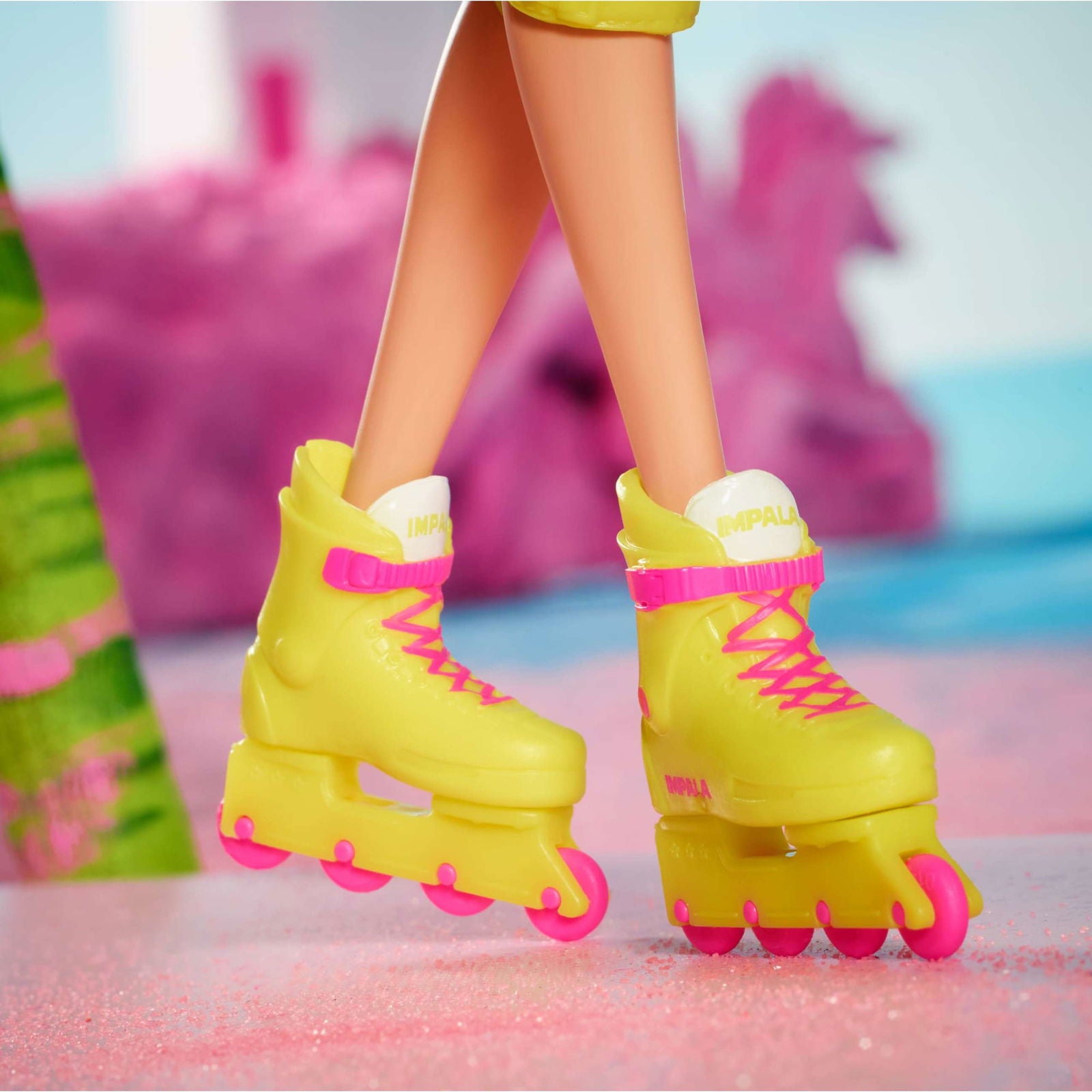 Margot Robbie Inspired Neon Inline Skating Barbie Doll from The Movie