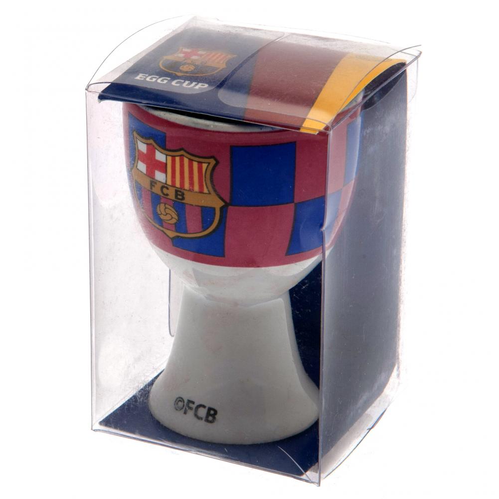 High - Quality Ceramic FC Barcelona Crest - Designed Egg Cup for Breakfast