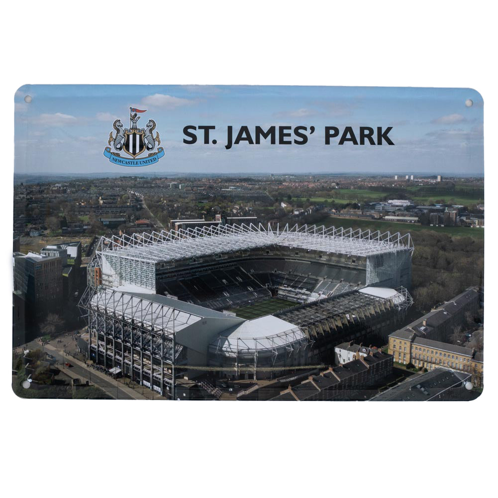 Newcastle United Two-Piece Set of Deluxe Stadium Wall-Mounted Photo Signs