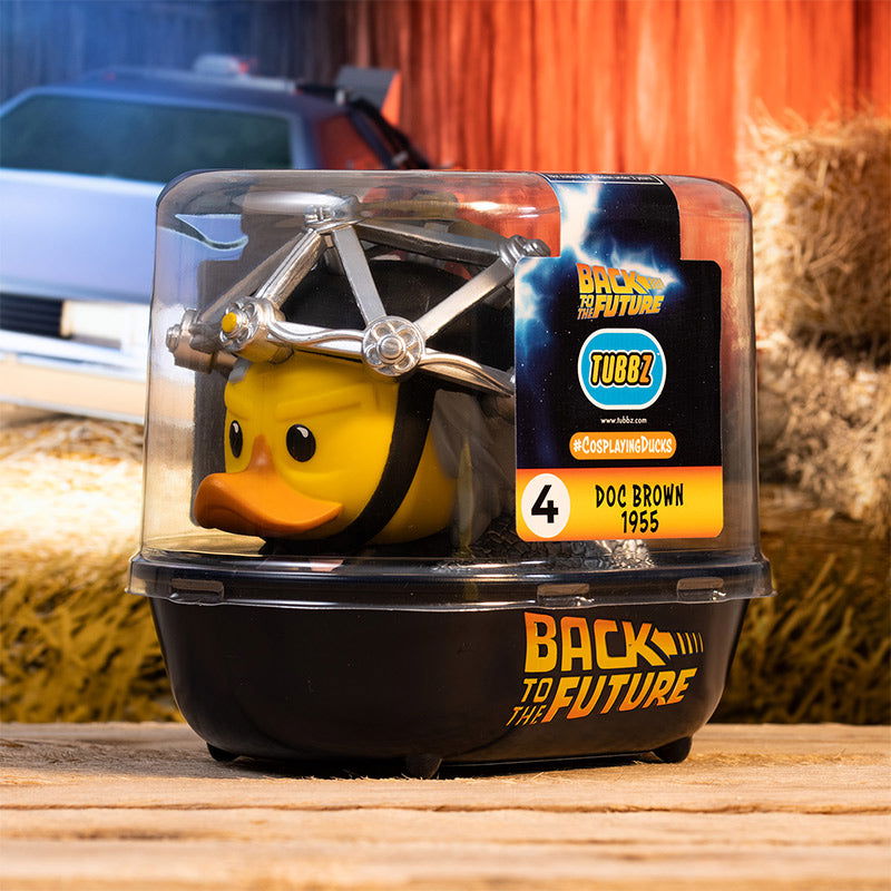 1950s Back To The Future Doc Brown Cosplaying Tubbz Duck Collectible