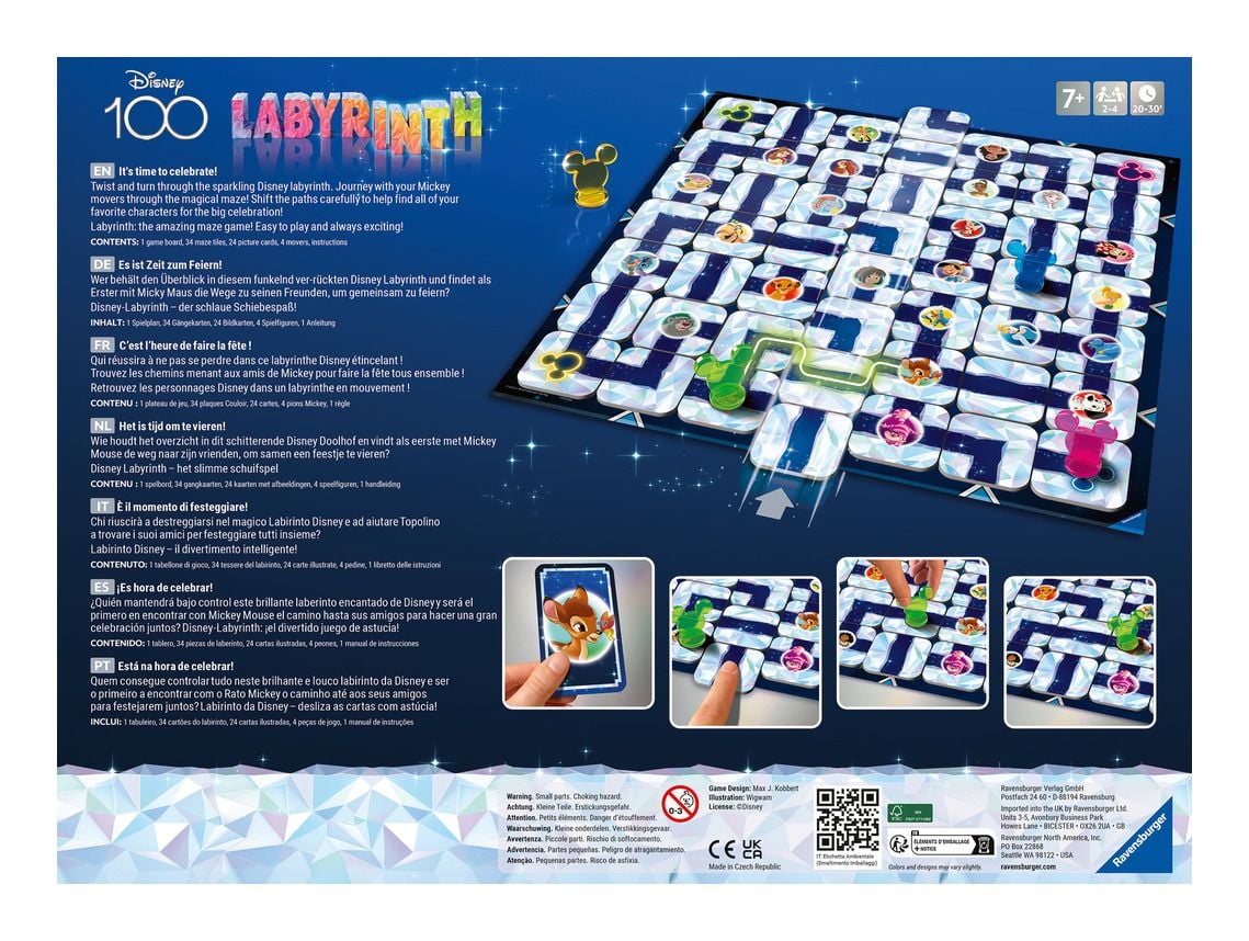 Disney 100th Anniversary Special Edition Labyrinth Game