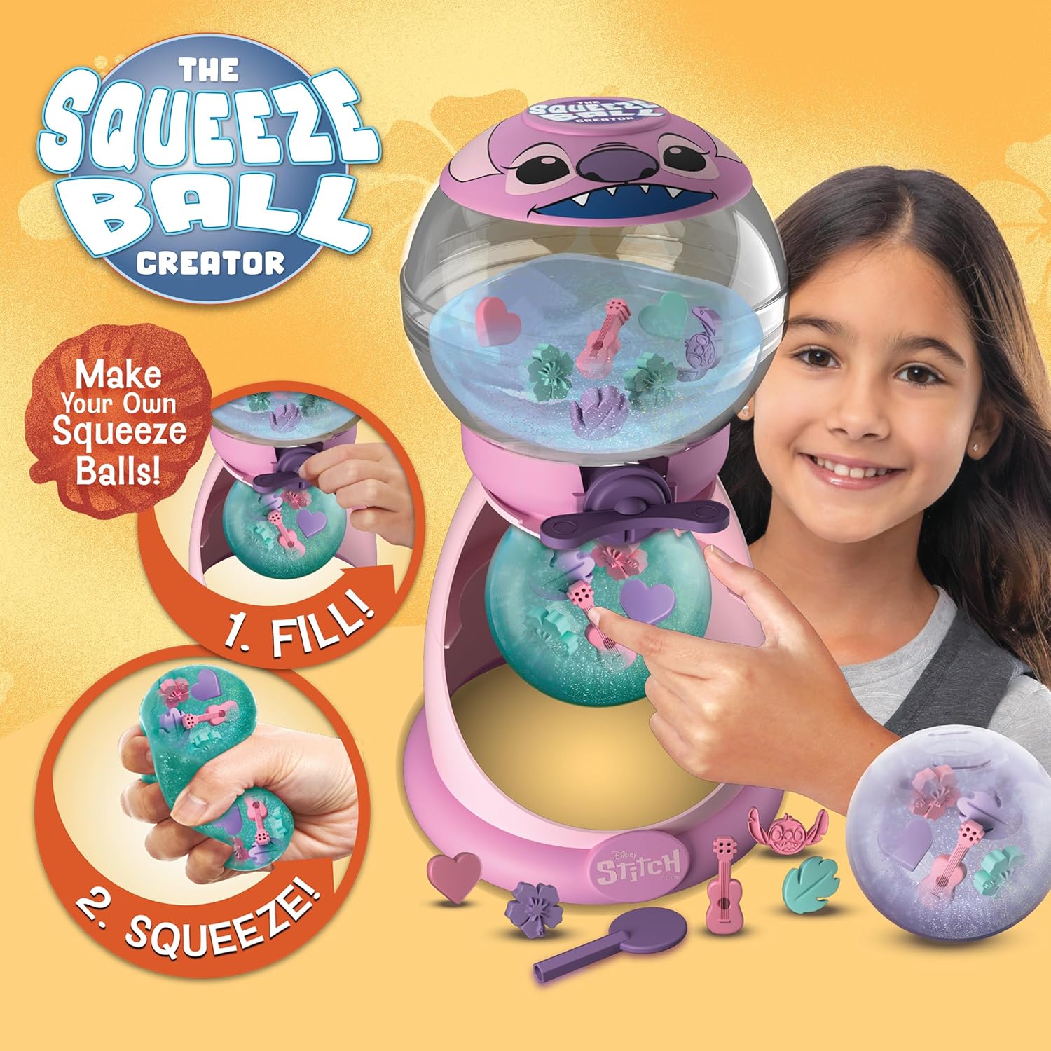 Disney Stitch and Angel Themed Reusable Squeeze Ball Making Kit