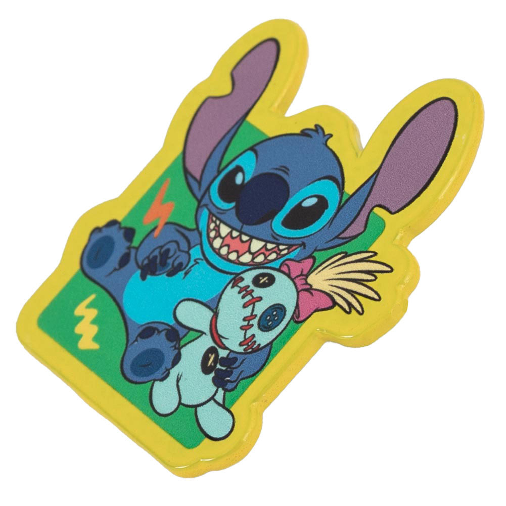 Vibrant and Detailed Lilo & Stitch Enamel Pin Badge with Smiley Stitch and Scrump