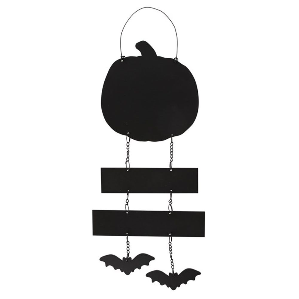 Delightful Halloween Hanging Jack - o'-Lantern Chain Sign