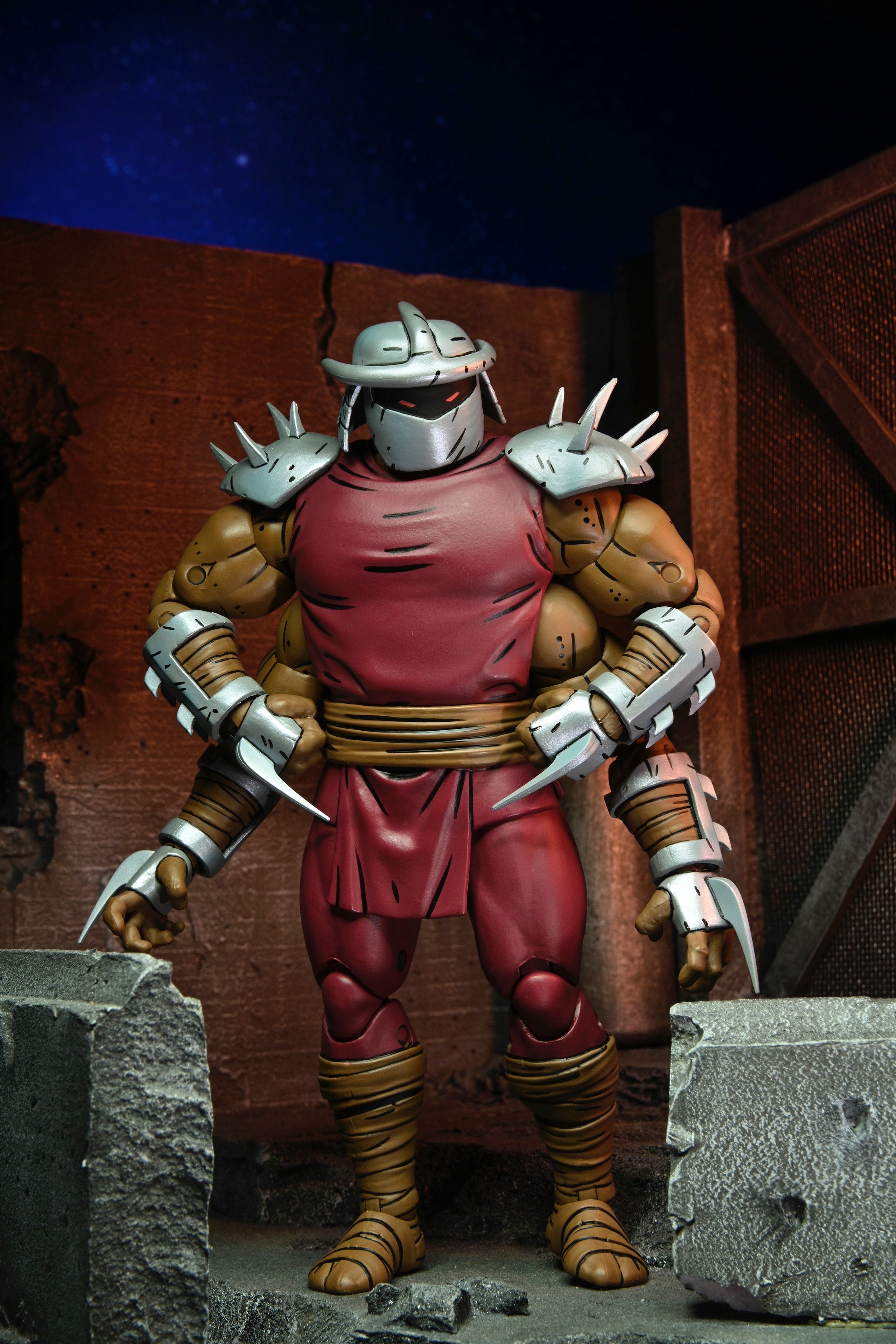 NECA Mirage Comics Deluxe 7-Inch Scale TMNT Shredder Clone & Mini Shredder Action Figure