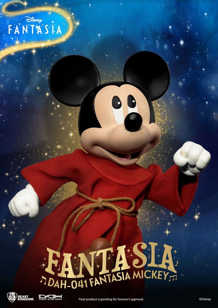 1/9 Scale Disney Classic Dynamic Action Heroes Mickey Fantasia Action Figure - Inspired by 'The Sorcerer's Apprentice'