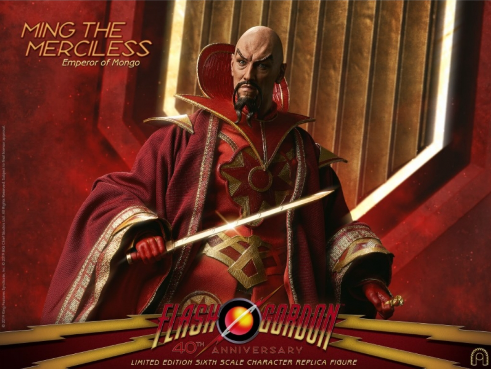 Big Chief Studios Collector's Edition 1/6 Scale Figure - Emperor Ming of Mongo from the Exclusive Series