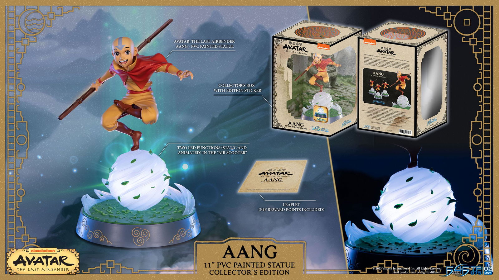 Collector's Edition PVC Statue of Aang from Avatar: The Last Airbender