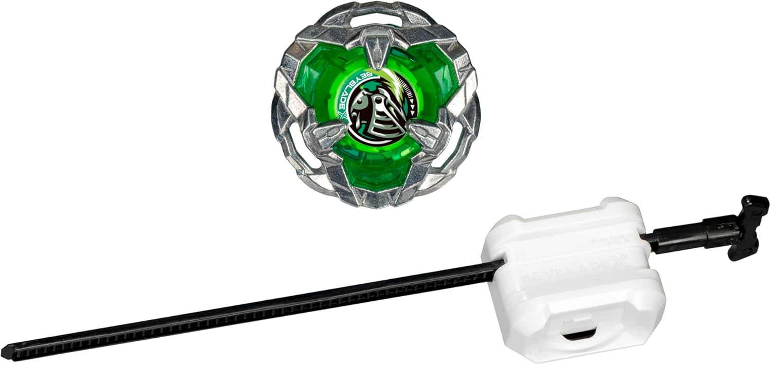 Beyblade X Helm Knight 3 - 80N Starter Pack: Top with Authentic Launcher for Intense Battles