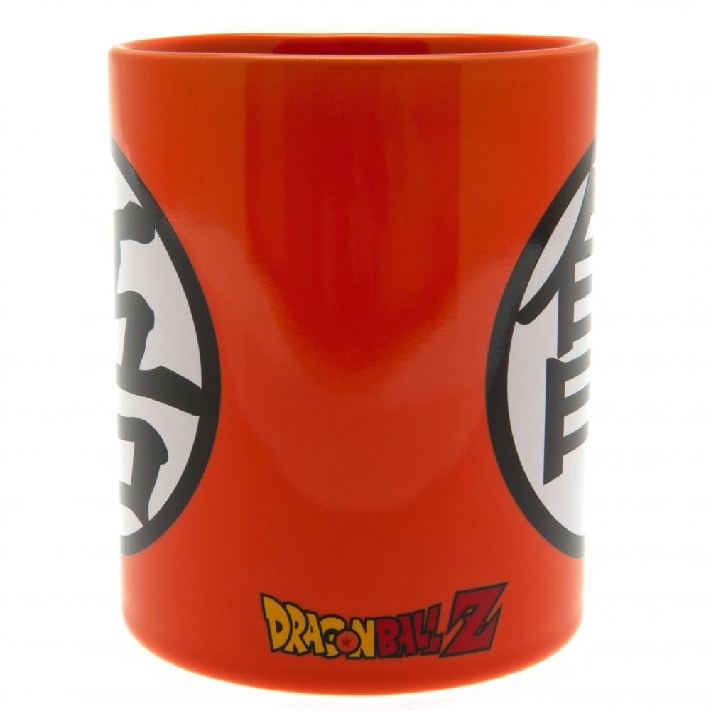 Vibrant Orange Dragon Ball Z-themed Ceramic Mega Mug
