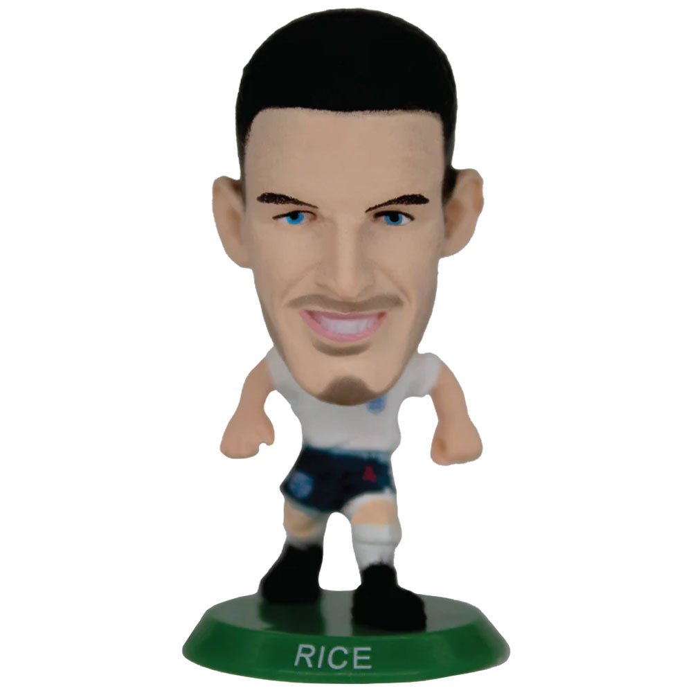 Collectible England SoccerStarz Figure of Declan Rice in Classic Home Kit