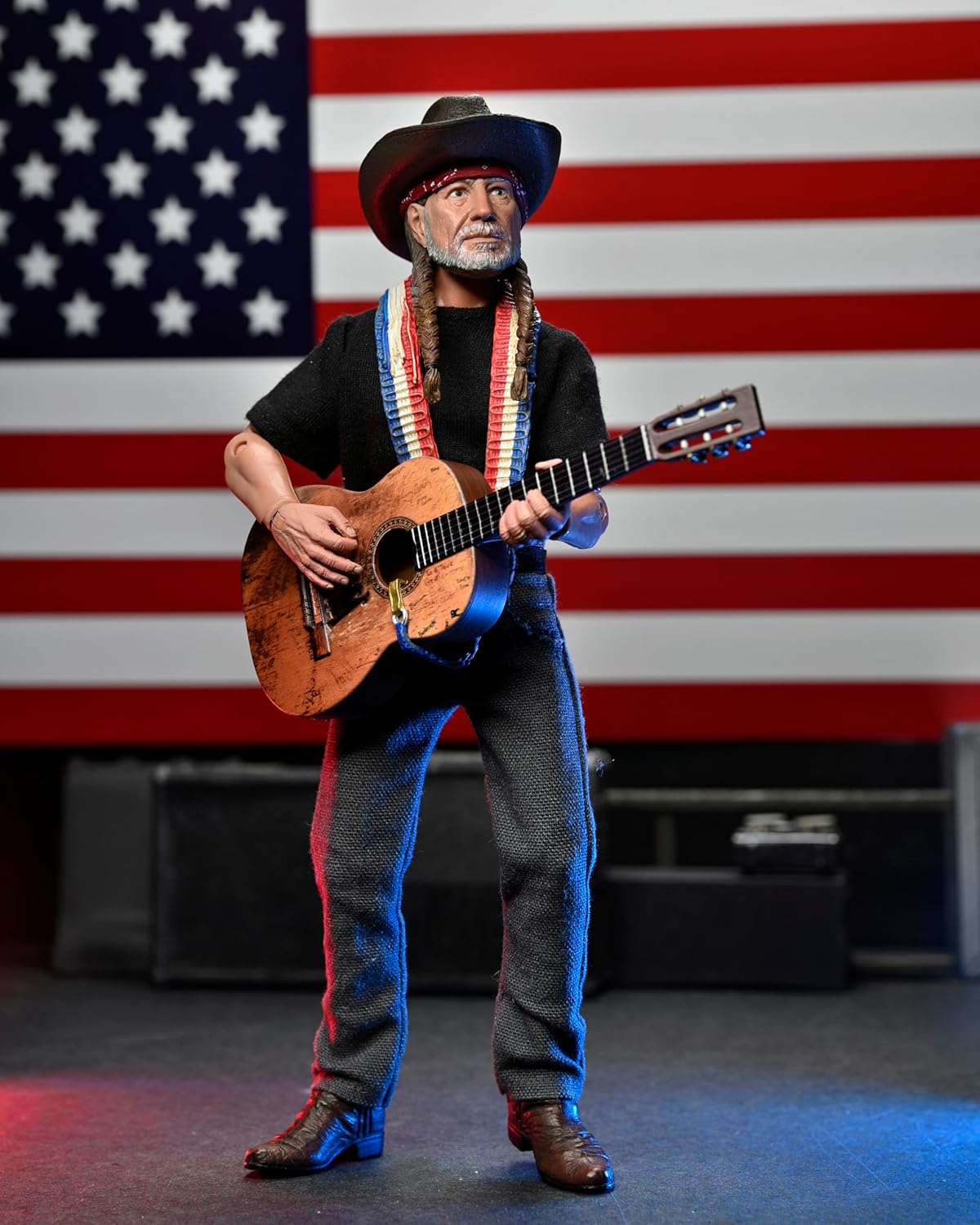 NECA 8 - Inch Clothed Willie Nelson Licensed Action Figure