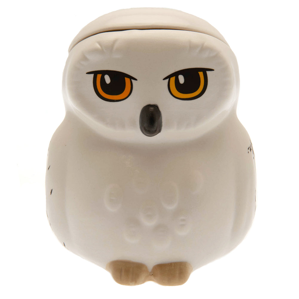 3D Harry Potter Themed Ceramic Mug Featuring Hedwig the Owl with Removable Lid