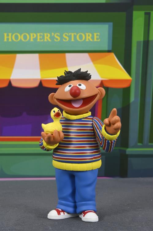 NECA Toony Classics Action Figure - Sesame Street's Ernie, the Iconic Character Toy