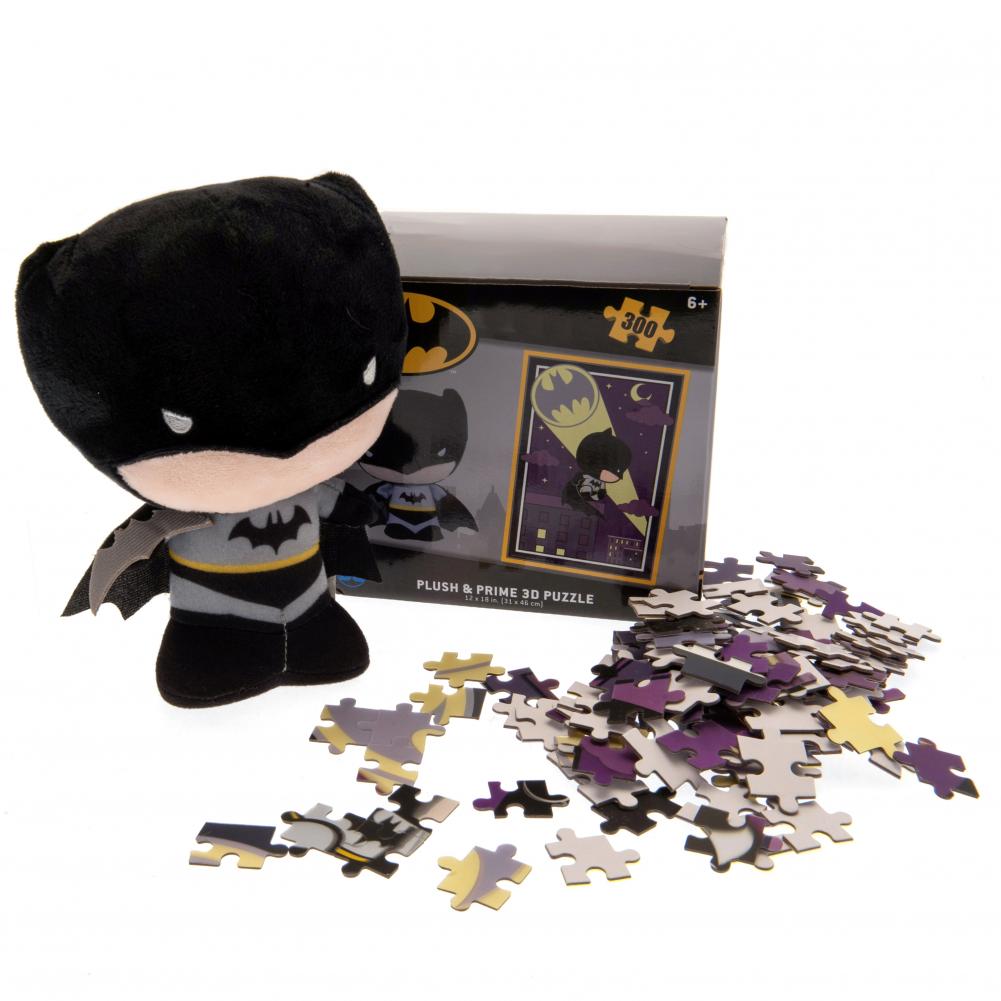 Chibi Style Batman 300 - piece 3D Moving Image Jigsaw Puzzle with Plush Toy