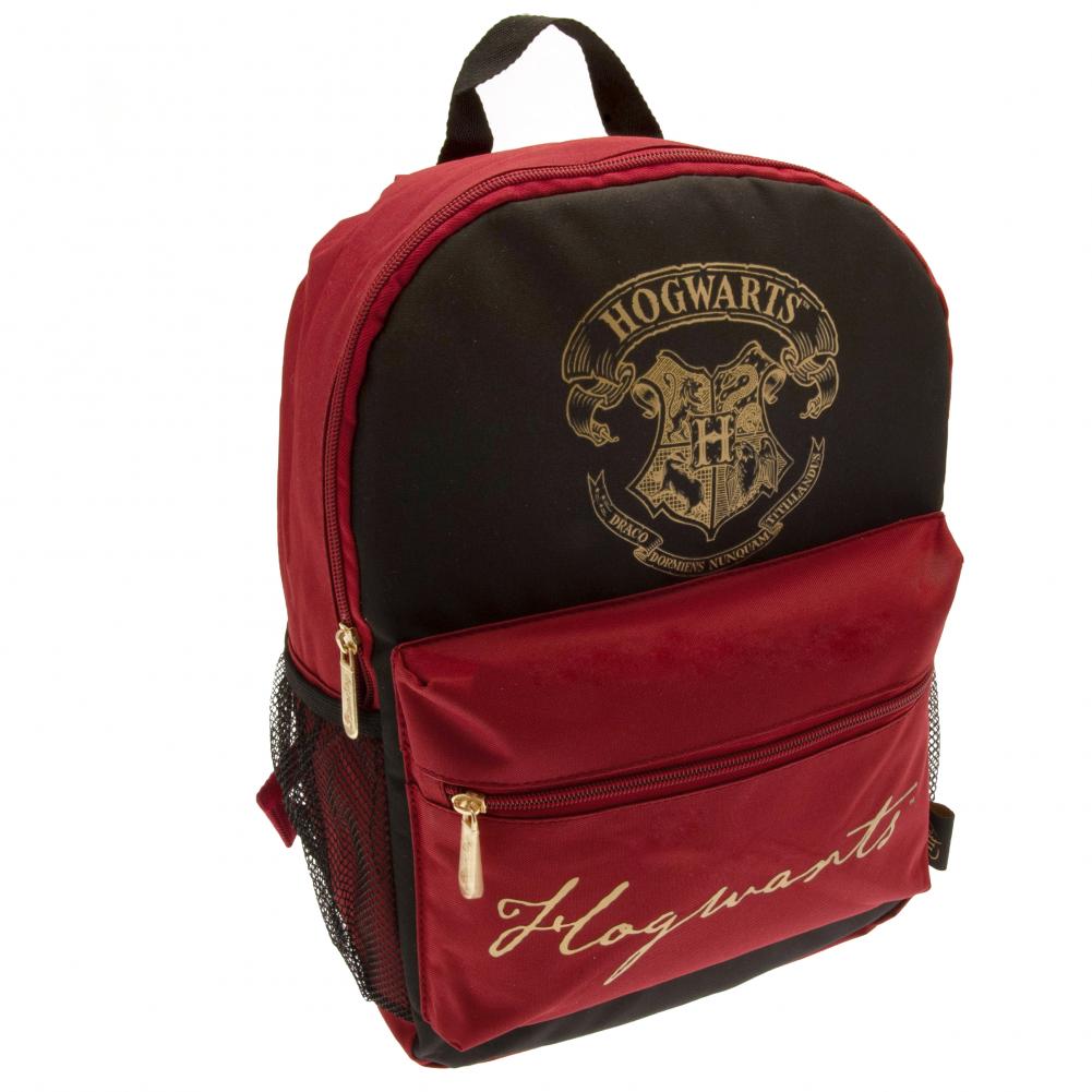 Stylish Harry Potter Hogwarts Classic Black and Burgundy Backpack