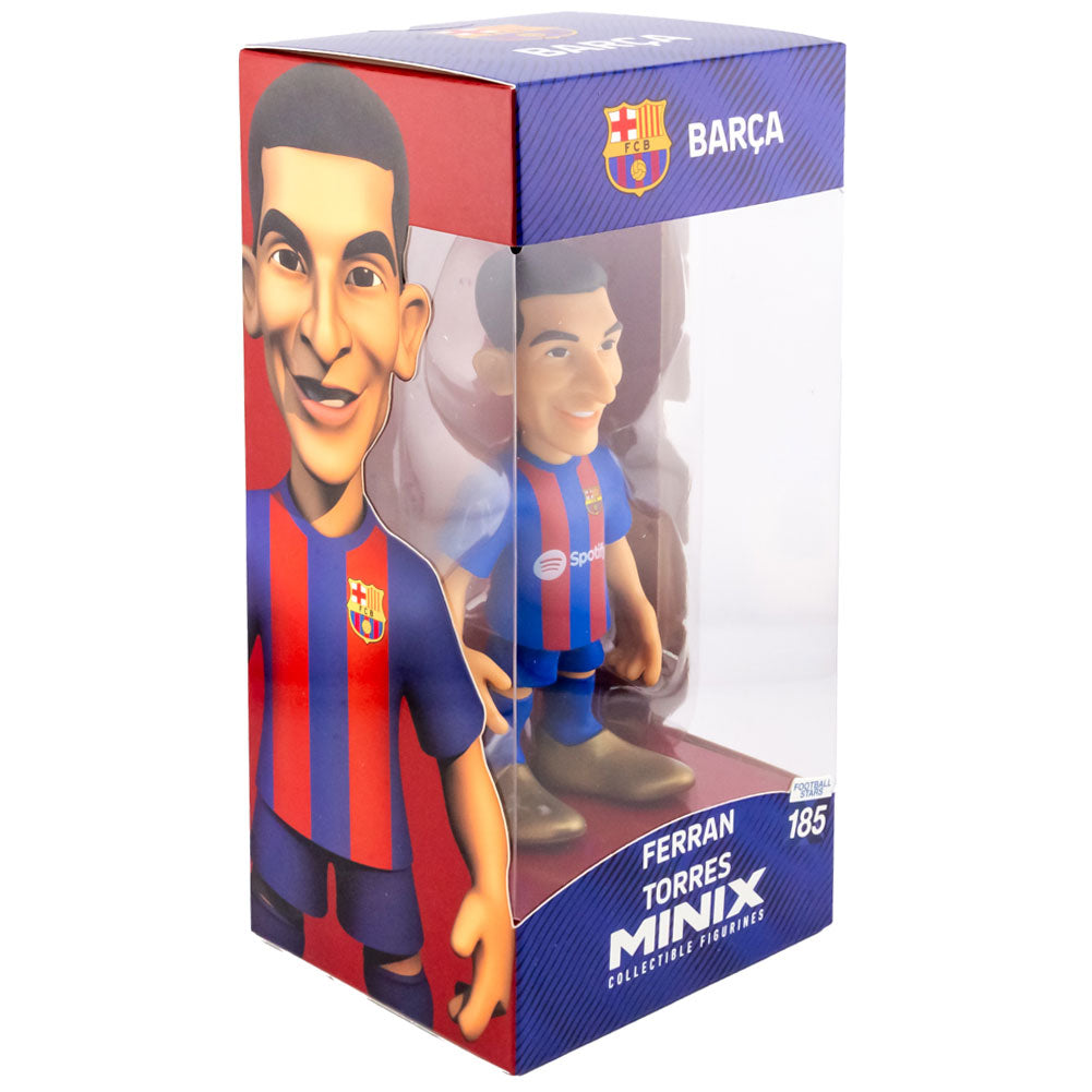 FC Barcelona Collectible MINIX Figure of Ferran Torres in Team Kit