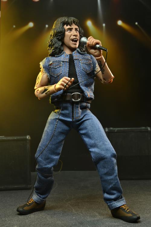 NECA Highly Detailed 8-Inch Clothed Action Figure of Bon Scott from AC/DC's Highway to Hell