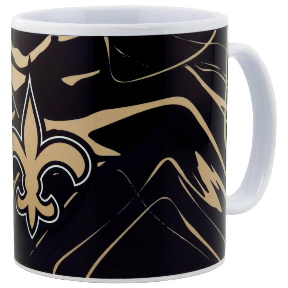 New Orleans Saints Camo Design Ceramic Coffee Mug for Daily Use