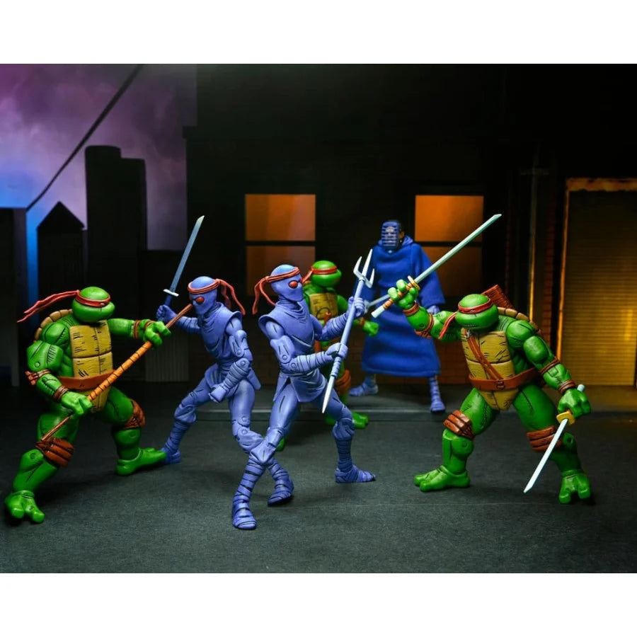 NECA Ultimate 7-Inch Teenage Mutant Ninja Turtles Action Figure 4-Pack Set from Mirage Comics