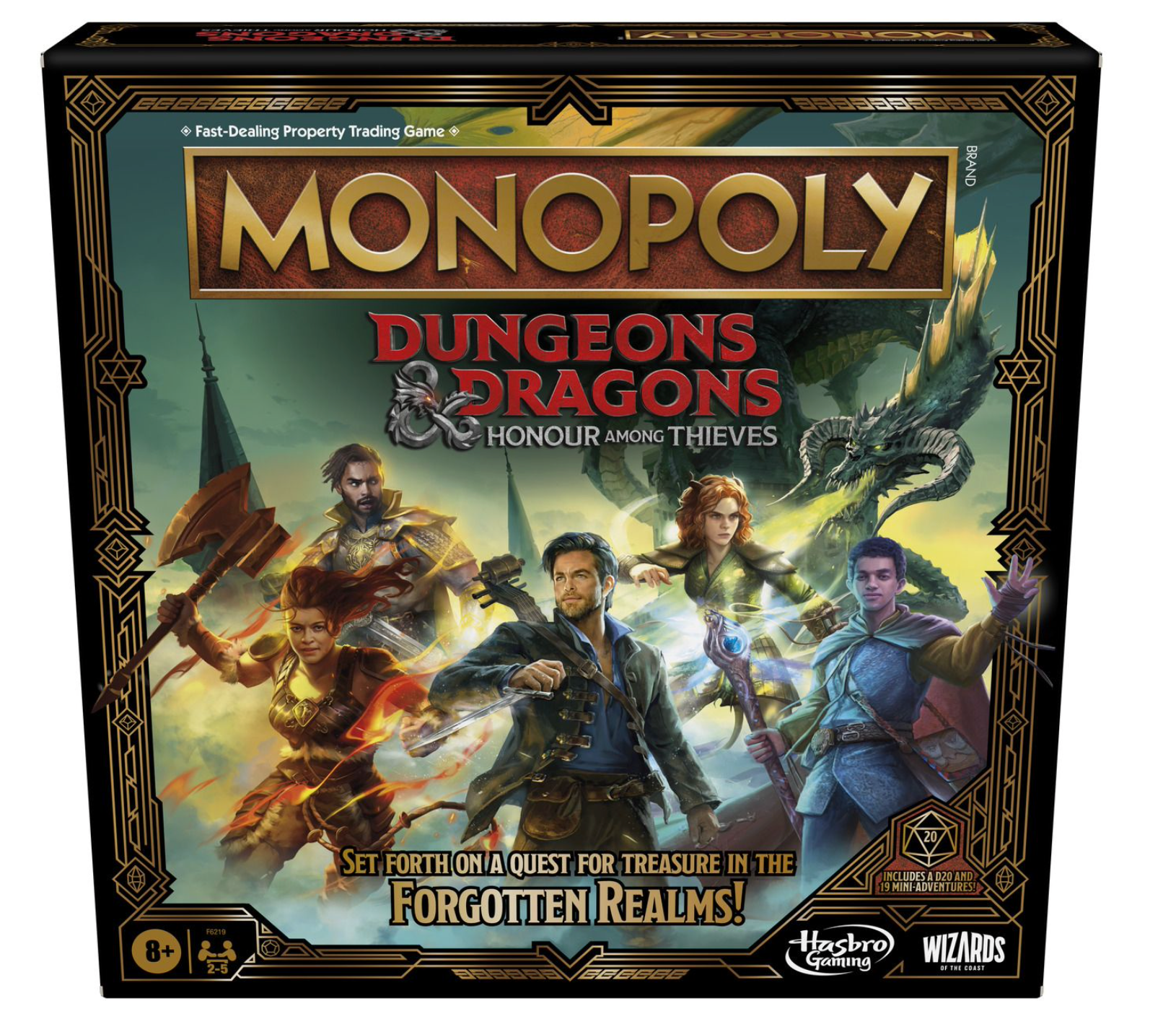 Monopoly Board Game Inspired by Dungeons & Dragons: Honor Among Thieves Movie