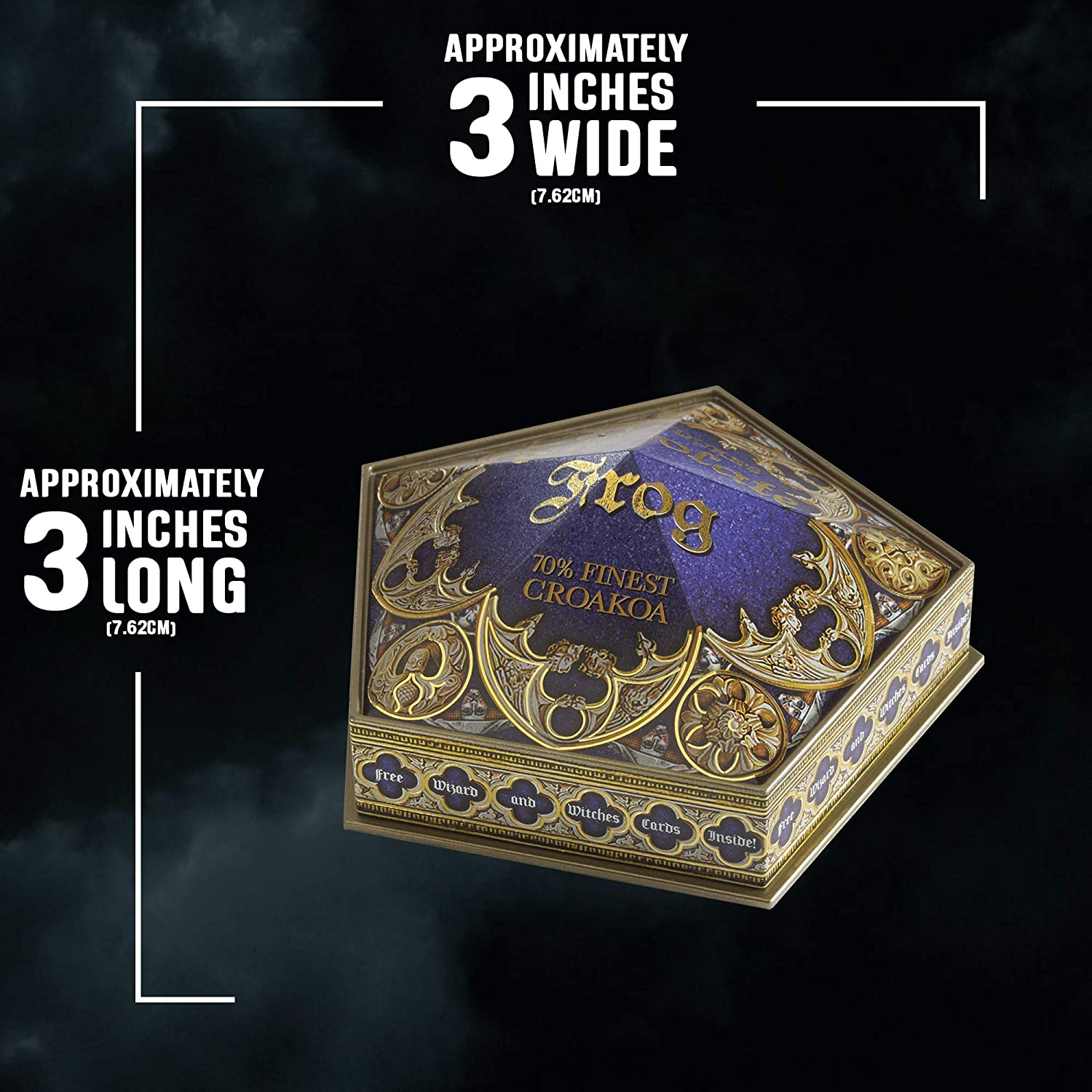 Replica Harry Potter Chocolate Frog with Dumbledore Wizard Card & Keepsake Box