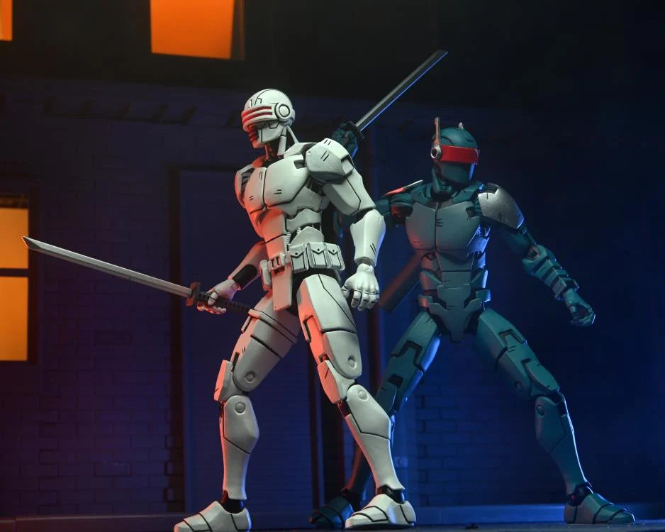 NECA 7-Inch Two-Pack: Teenage Mutant Ninja Turtles The Last Ronin Synja Robots Action Figures