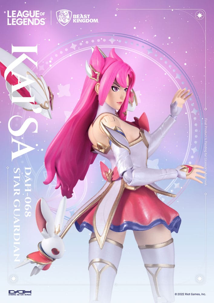 Beast Kingdom League of Legends Dynamic Action Hero DAH - 068 Star Guardian Kai'Sa Collectible Figure