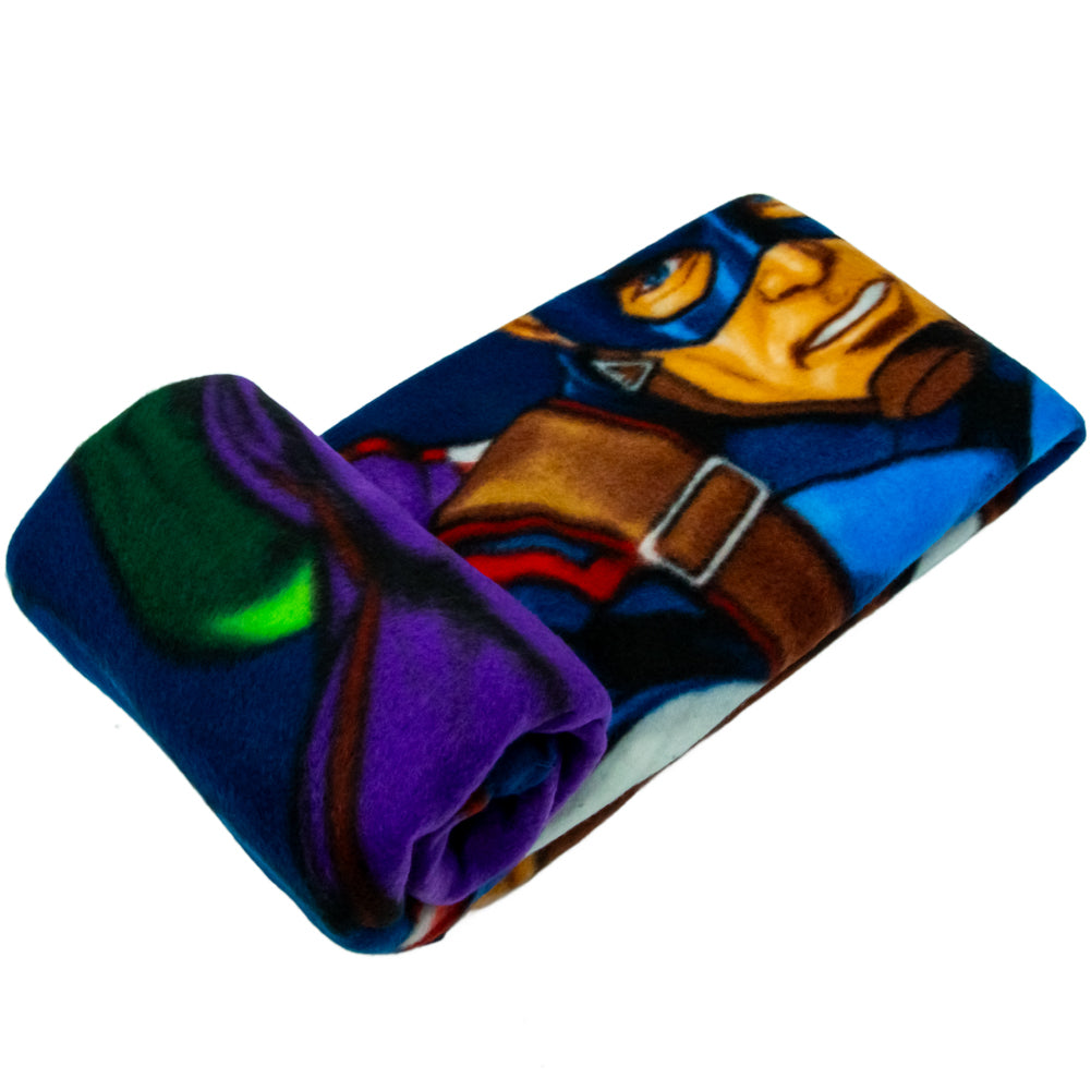 Marvel Avengers Superheroes Fleece Throw Blanket