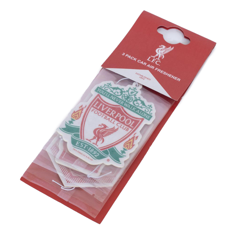 3-Pack Liverpool Crest Air Fresheners with Long - lasting Fragrance