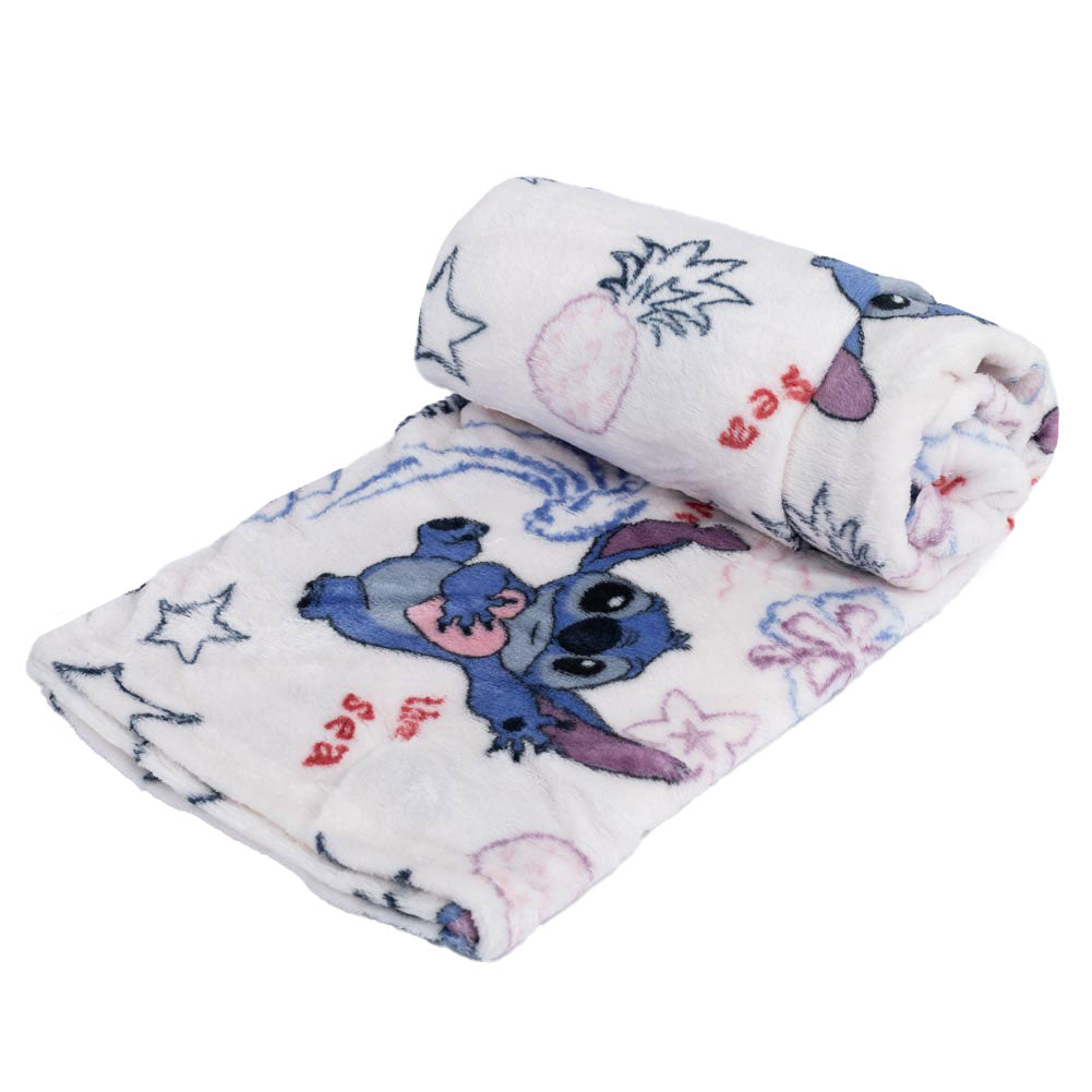Lilo & Stitch's Cool and Comfortable Fleece Flannel Blanket