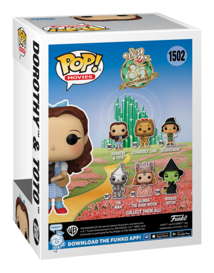Dorothy & Toto The Wizard of Oz Collectible Funko POP! Vinyl Statue Figure