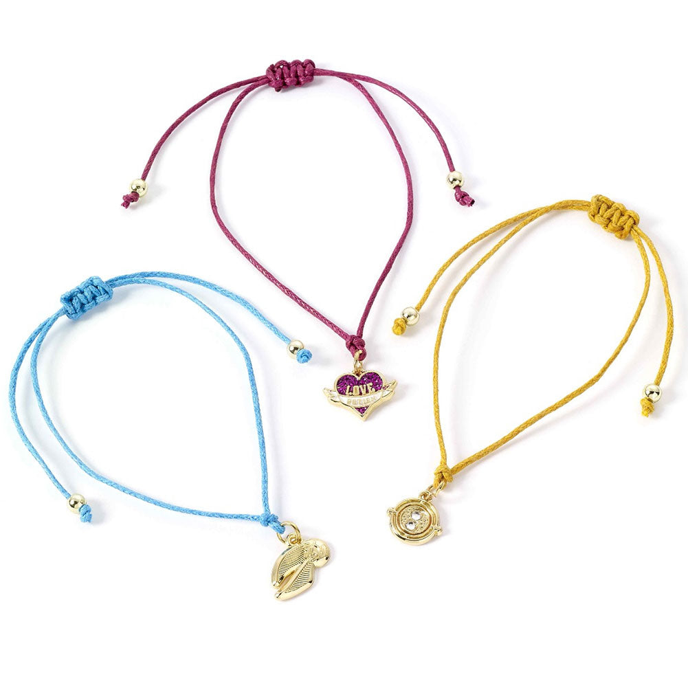 Harry Potter Inspired Golden Snitch Themed Friendship Bracelet Set for Sharing