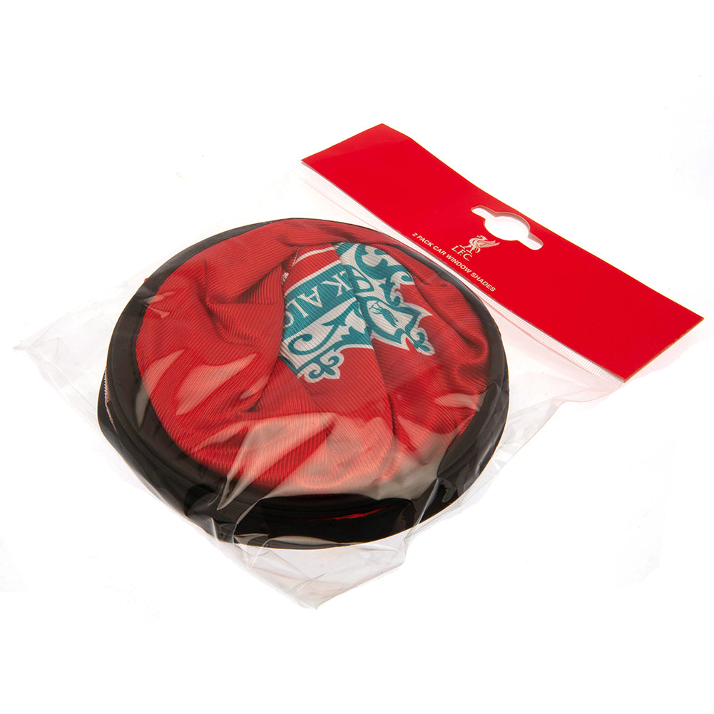 Liverpool Football Club Red Mesh Car Window Sunshades for Vehicle Protection