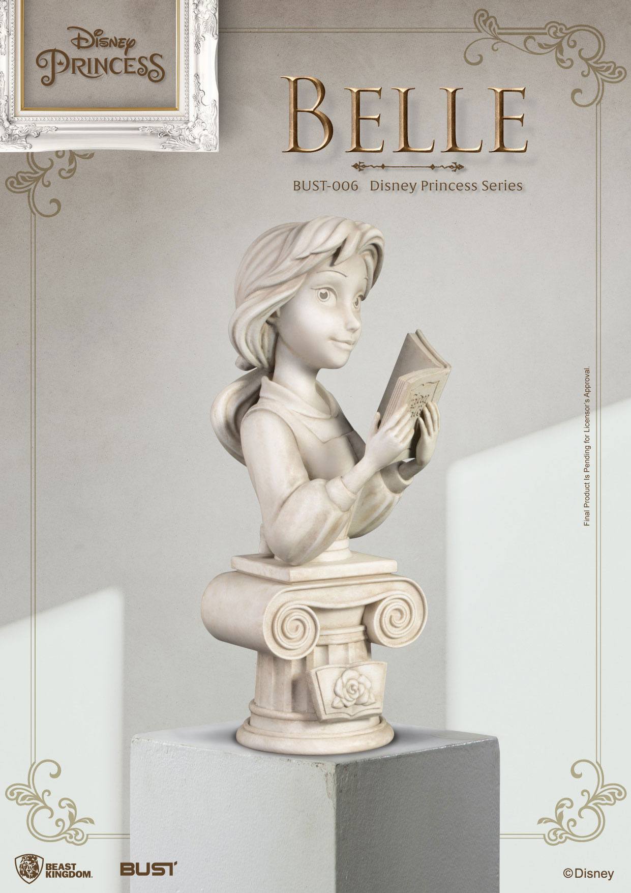Beast Kingdom's Exquisite Disney Princess Series Belle Bust Statue