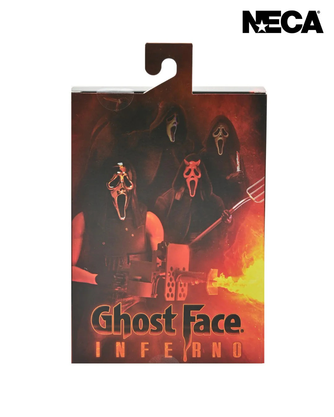NECA Ghost Face Inferno 7-Inch Ultimate Collectible Action Figure for Horror Enthusiasts