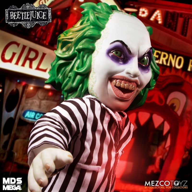 Mezco Designer Series 15-Inch Mega Scale Talking Collectible Figure of Beetlejuice