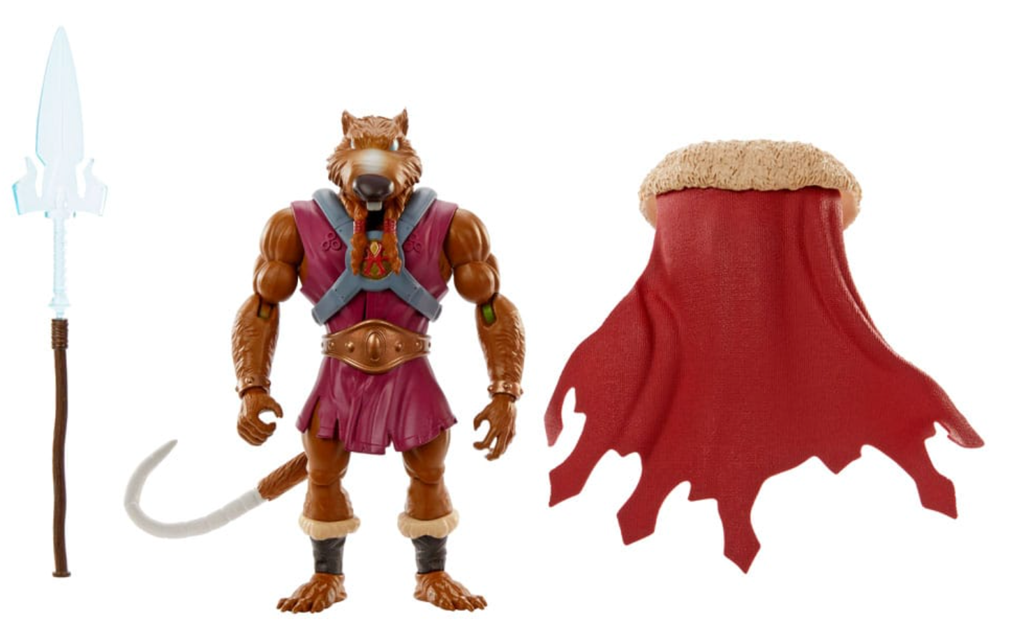 MOTU x TMNT Exclusive Deluxe Action Figure - Turtles of Grayskull Splinter - Skull, a Collectible Hero Toy