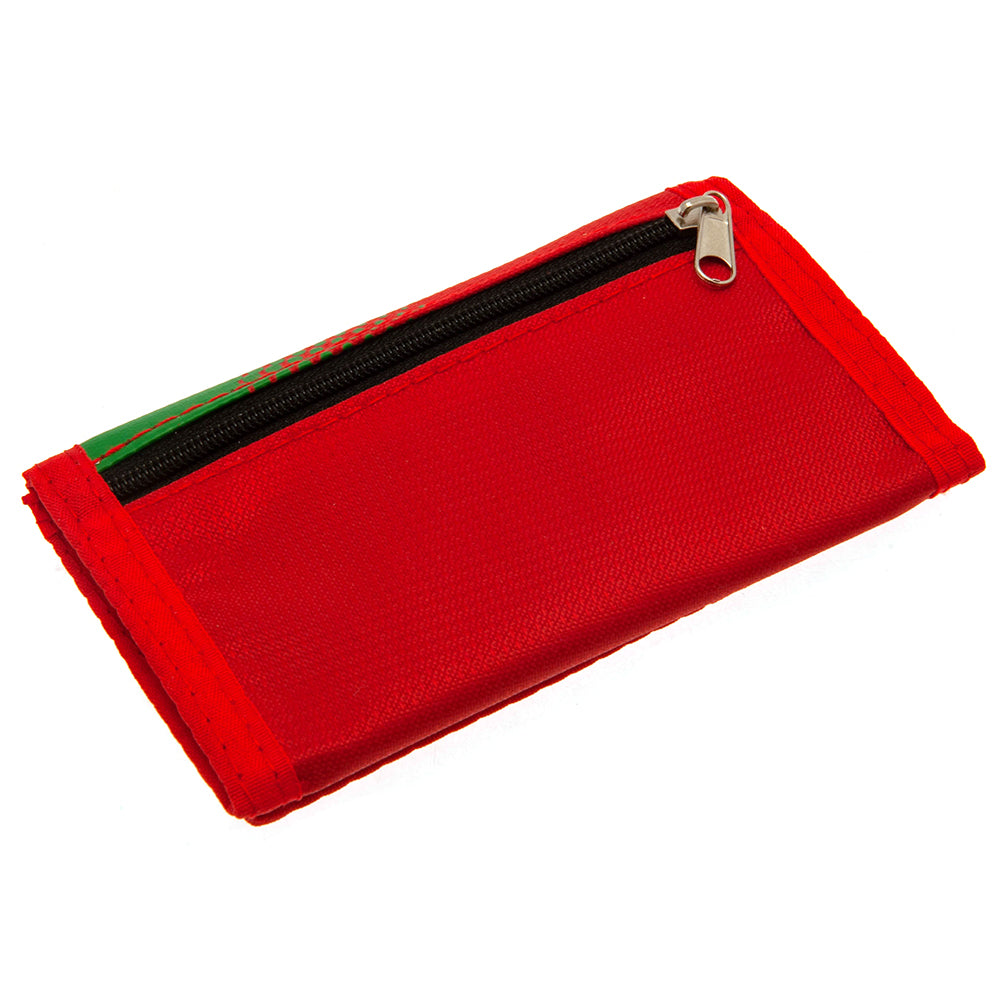 Fashionable Wales Fade Design Polyester Wallet for Everyday Use